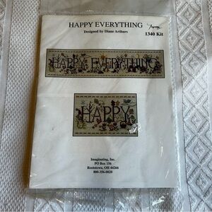 NWT Imaginating Happy Everything Needle‎ Point Embroidery Kit